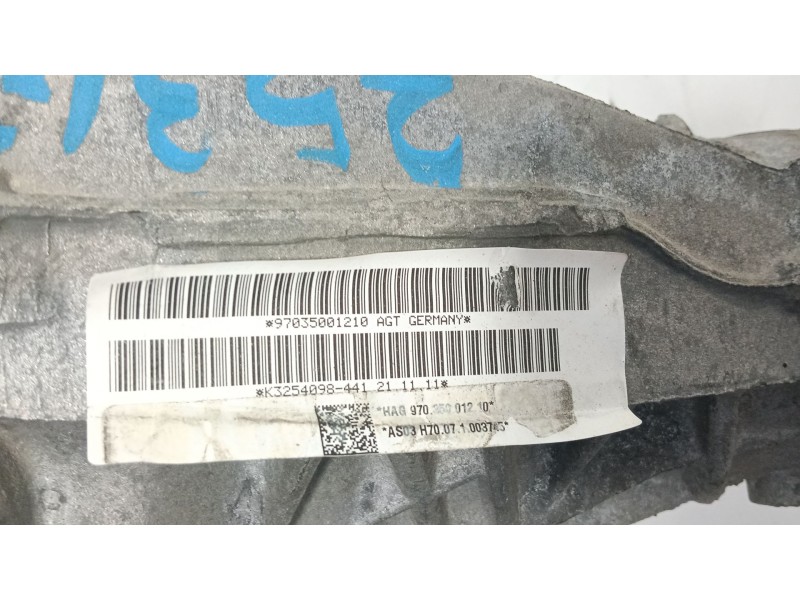 Recambio de diferencial trasero para porsche panamera (970) 3.0 d referencia OEM IAM 97035001210  