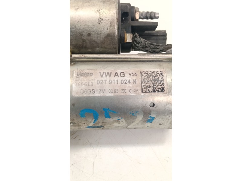 Recambio de motor arranque para seat ibiza iv (6j5, 6p1) 1.2 referencia OEM IAM 02T911024N  
							