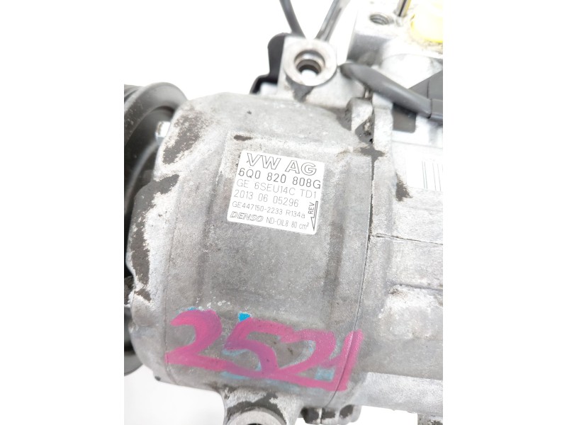 Recambio de compresor aire acondicionado para seat ibiza iv (6j5, 6p1) 1.2 referencia OEM IAM 6Q0820808G  
							