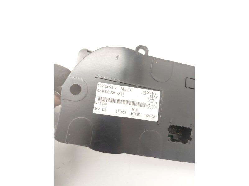 Recambio de mando climatizador para renault captur i (j5_, h5_) 1.5 dci 90 referencia OEM IAM 275108796R  