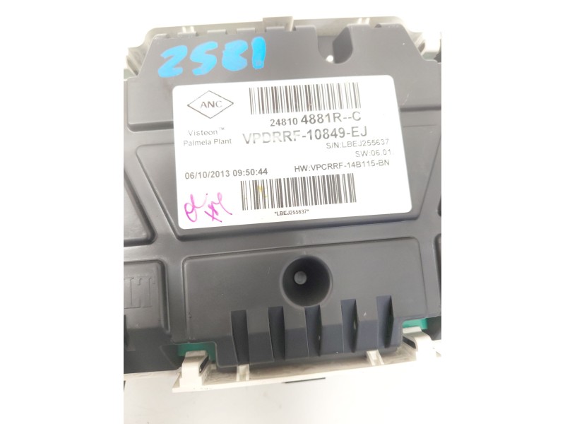 Recambio de cuadro instrumentos para renault captur i (j5_, h5_) 1.5 dci 90 referencia OEM IAM 248104881RC  
							