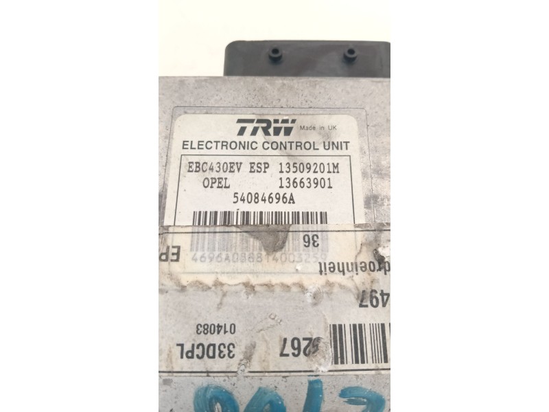 Recambio de abs para opel vectra c (z02) 2.0 dti 16v (f69) referencia OEM IAM 13509201M  