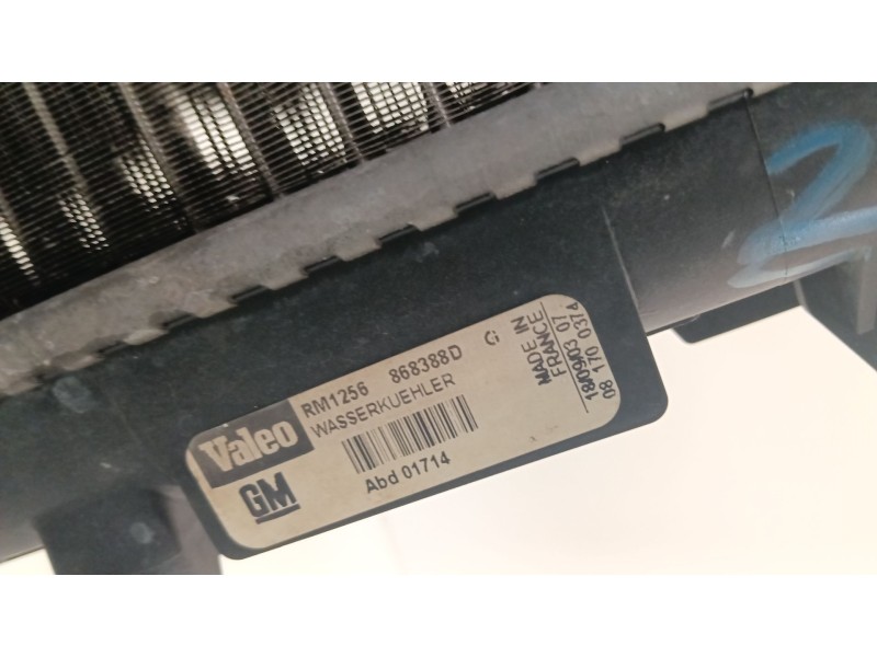Recambio de radiador agua para opel vectra c (z02) 2.0 dti 16v (f69) referencia OEM IAM 868388D  