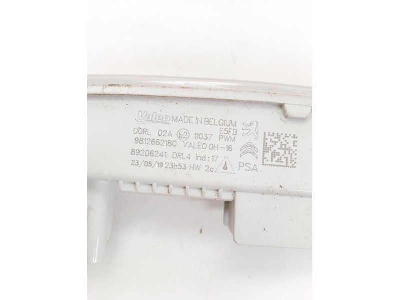 Recambio de piloto delantero derecho para citroën c-elysee (dd_) 1.2 vti 82 referencia OEM IAM 9812662180  