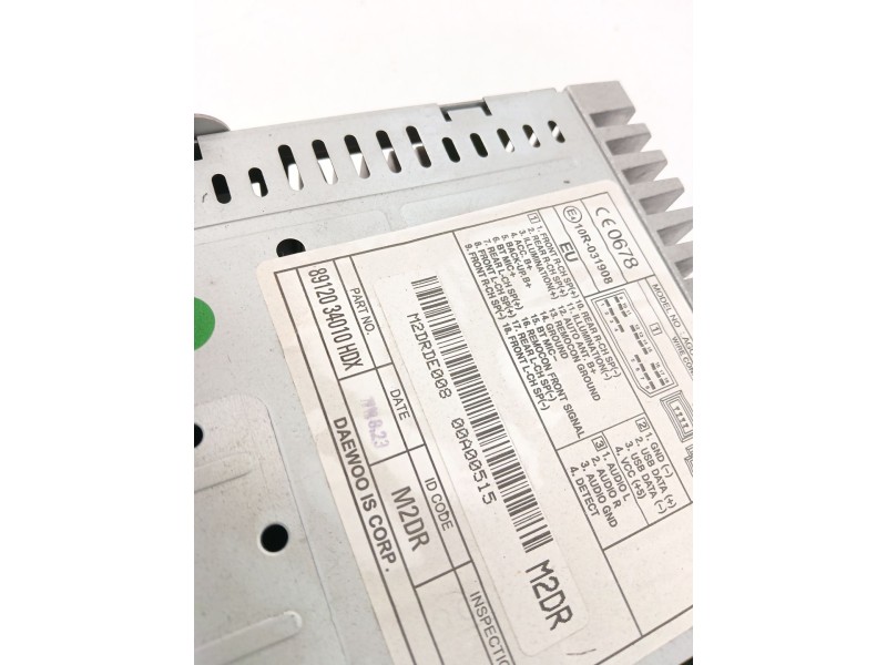 Recambio de sistema audio / radio cd para ssangyong korando (ck) 2.0 e-xdi referencia OEM IAM 8912034010  
							