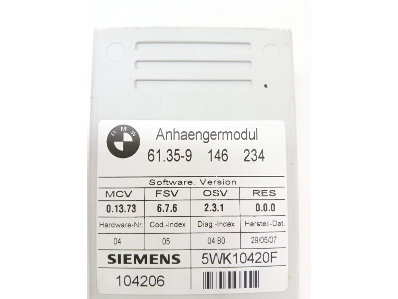 Recambio de modulo electronico para bmw x5 (e70) 3.0 d referencia OEM IAM 61359146234  