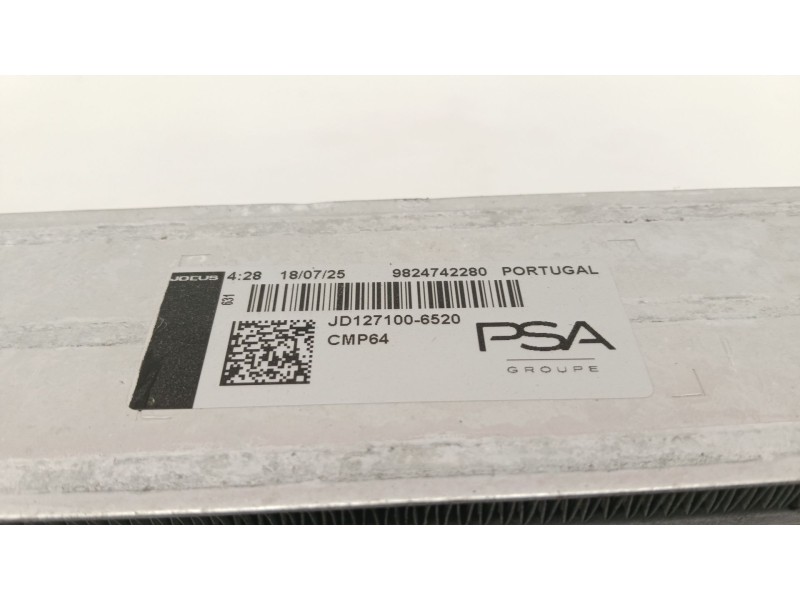 Recambio de intercooler para opel corsa f (p2jo) 1.2 (68) referencia OEM IAM 9824742280  