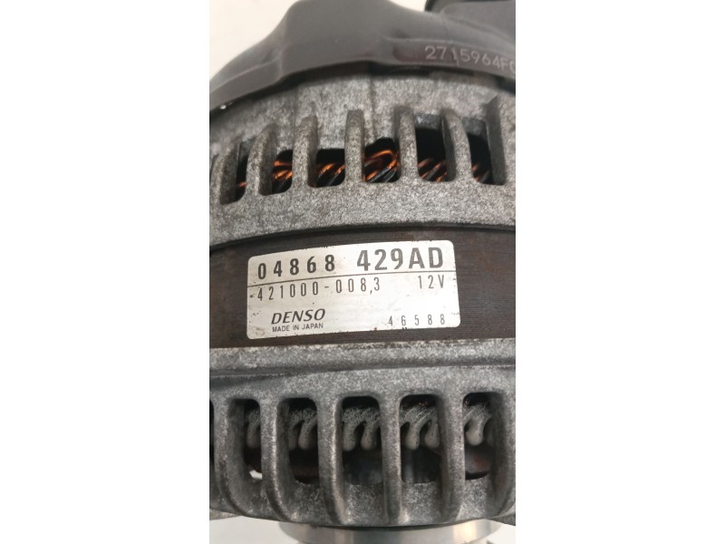 Recambio de alternador para chrysler voyager iv (rg, rs) 2.8 crd referencia OEM IAM 04868429AD 4210000083 