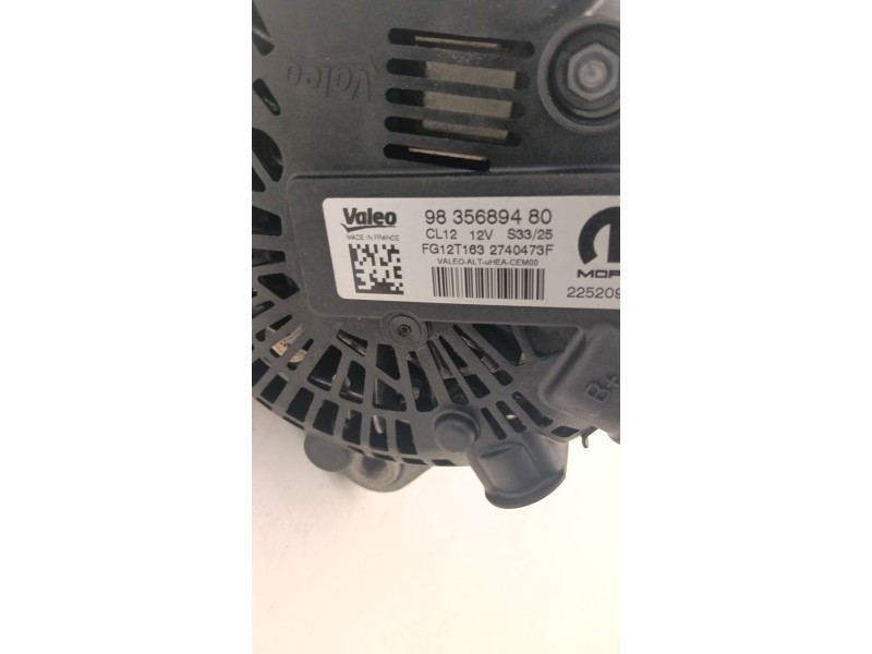 Recambio de alternador para opel corsa f (p2jo) 1.2 (68) referencia OEM IAM 9835689480  