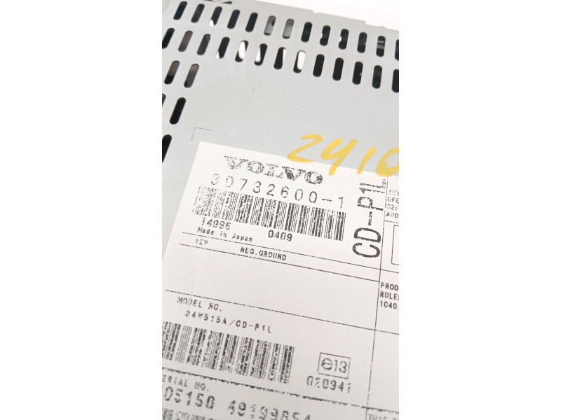 Recambio de sistema audio / radio cd para volvo v50 (545) 1.8 referencia OEM IAM 307326001  