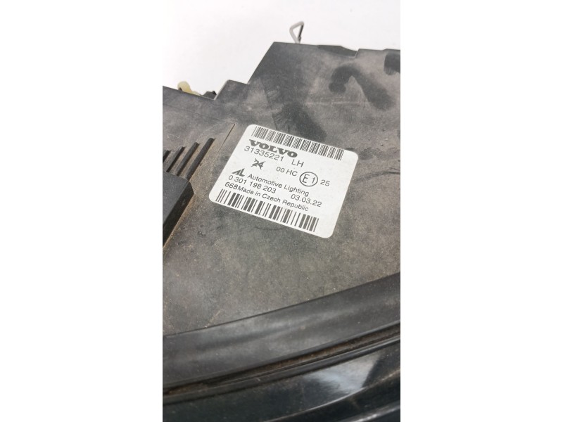 Recambio de faro izquierdo para volvo v50 (545) 1.8 referencia OEM IAM 31335221  
							