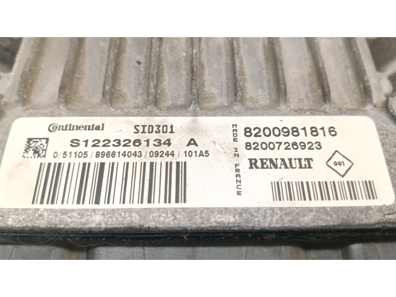 Recambio de centralita motor uce para renault laguna iii (bt0/1) 1.5 dci (bt00, bt0a, bt0t, bt1j) referencia OEM IAM 8200981816 