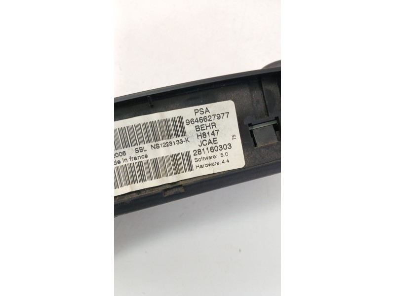 Recambio de mando calefaccion / aire acondicionado para peugeot 307 (3a/c) 1.6 hdi referencia OEM IAM 9646627977  
							