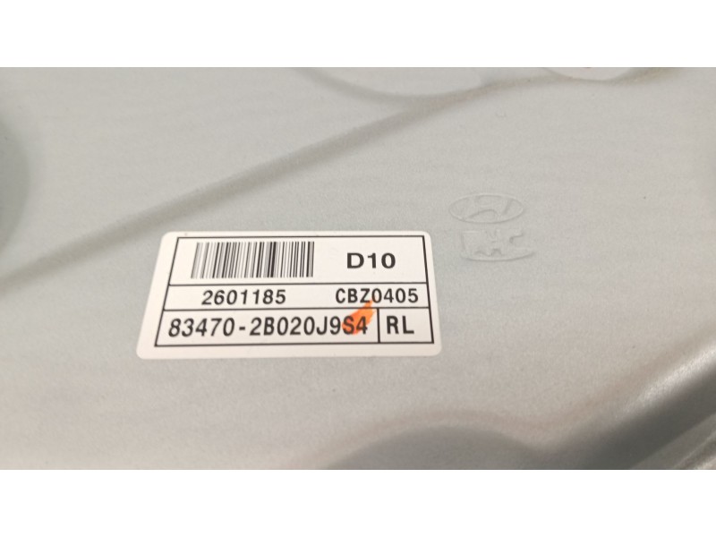 Recambio de elevalunas trasero izquierdo para hyundai santa fé ii (cm) 2.2 crdi 4x4 referencia OEM IAM 834702B020J9S4  