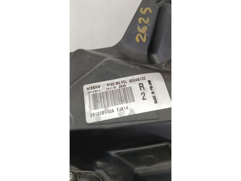 Recambio de faro derecho para nissan juke (f15) 1.6 referencia OEM IAM 90049102  
							