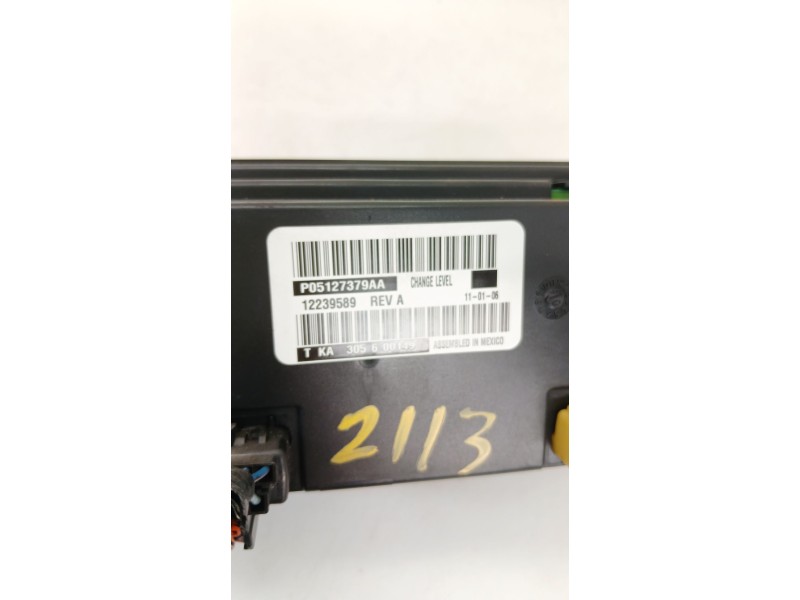 Recambio de mando calefaccion / aire acondicionado para chrysler voyager iv (rg, rs) 2.5 crd referencia OEM IAM P05127379AA  
							