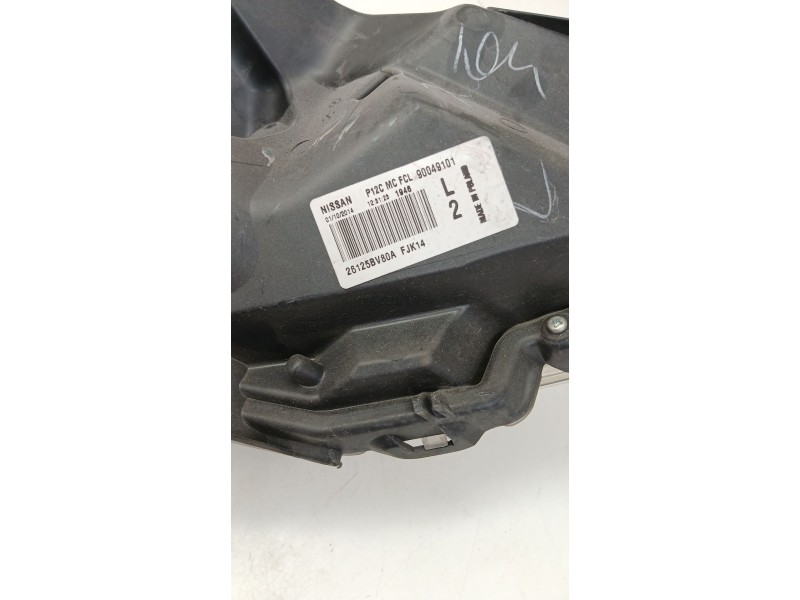 Recambio de faro izquierdo para nissan juke (f15) 1.6 referencia OEM IAM 90049101  