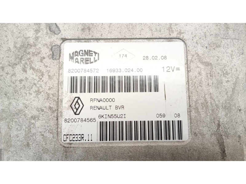 Recambio de centralita cambio automatico para renault twingo ii (cn0_) 1.2 16v (cn0k, cn0v) referencia OEM IAM 8200784565  