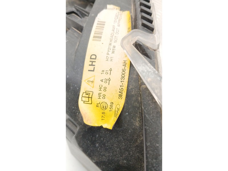 Recambio de faro izquierdo para ford focus c-max (dm2) 1.6 tdci referencia OEM IAM   
							