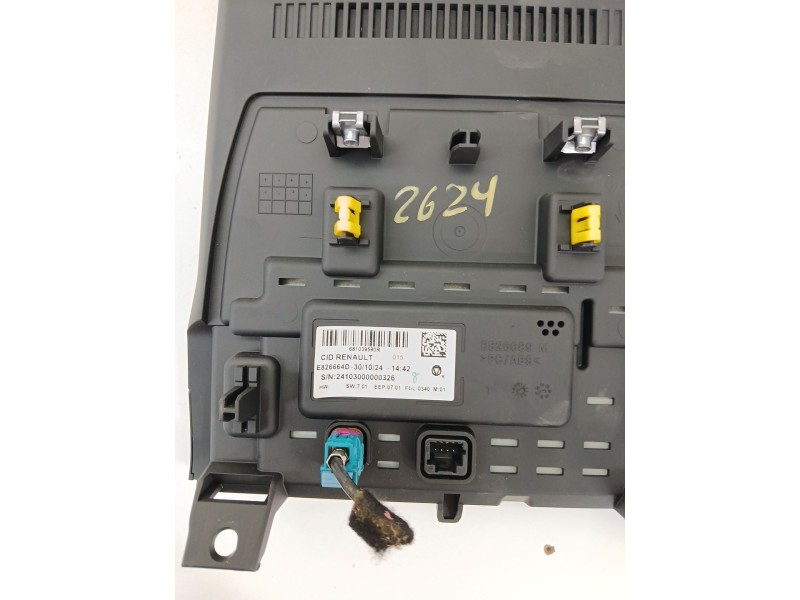 Recambio de pantalla multifuncion para renault captur ii (hf_) tce 100 (hfmt) referencia OEM IAM 681039590R  
							