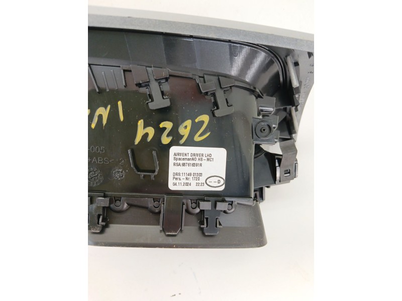 Recambio de rejilla aireadora para renault captur ii (hf_) tce 100 (hfmt) referencia OEM IAM 687616391R  
							