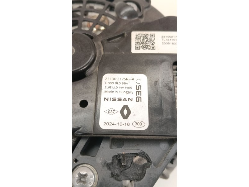 Recambio de alternador para renault captur ii (hf_) tce 100 (hfmt) referencia OEM IAM 231002175RA  
							