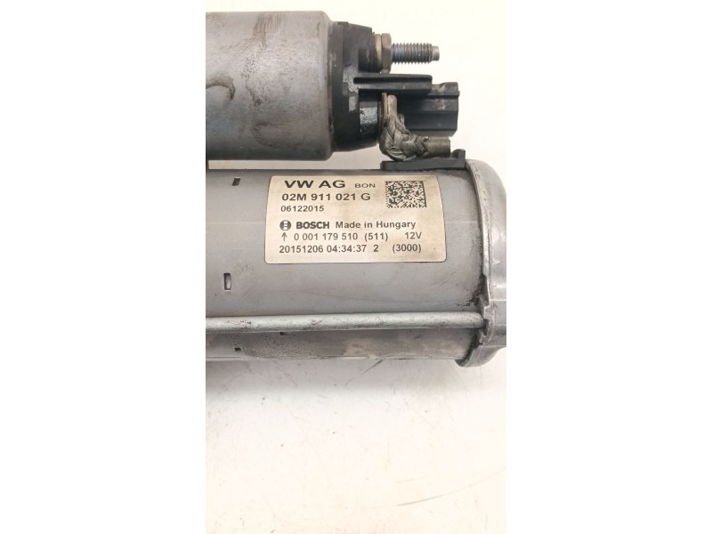 Recambio de motor arranque para seat ibiza v (kj1, kjg) 1.0 tsi referencia OEM IAM 02M911021G  