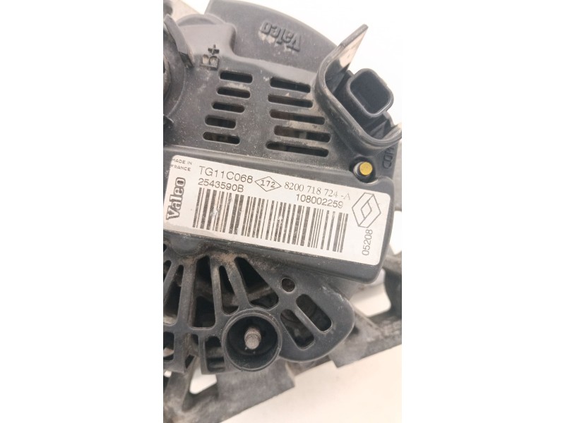 Recambio de alternador para renault twingo ii (cn0_) 1.2 16v (cn0k, cn0v) referencia OEM IAM 8200718724A  
							
