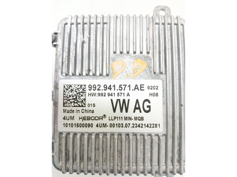 Recambio de centralita faros xenon para seat ibiza v (kj1, kjg) 1.0 tsi referencia OEM IAM 992941571AE  
							