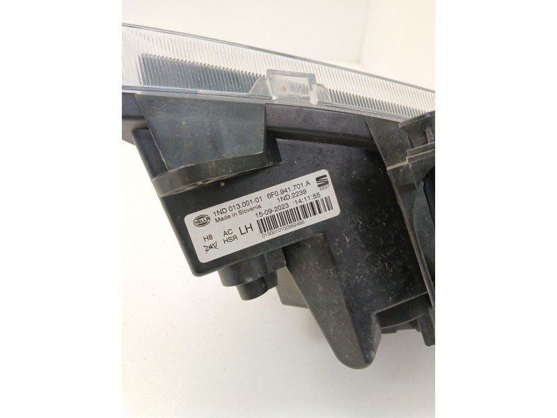 Recambio de faro antiniebla izquierdo para seat ibiza v (kj1, kjg) 1.0 tsi referencia OEM IAM 6F0941701A  