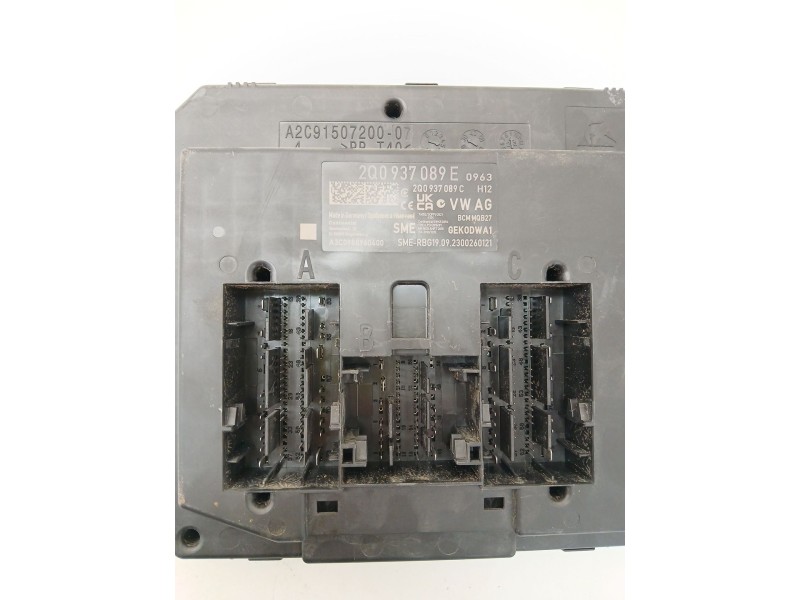 Recambio de modulo electronico para seat ibiza v (kj1, kjg) 1.0 tsi referencia OEM IAM 2Q0937089E  
							