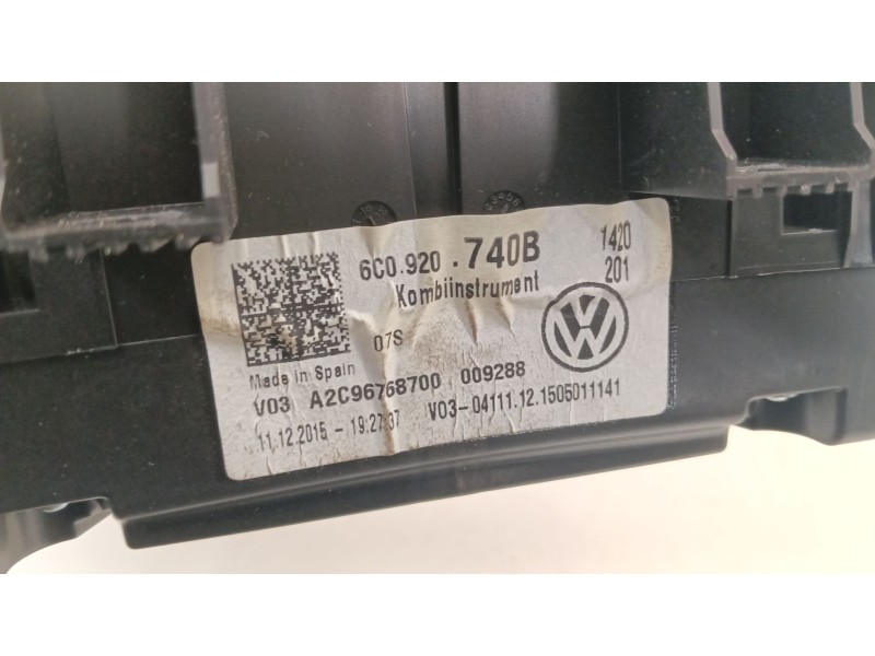 Recambio de cuadro instrumentos para citroën c5 ii (rc_) 2.2 hdi (rc4hxe) referencia OEM IAM 6C0920740B  