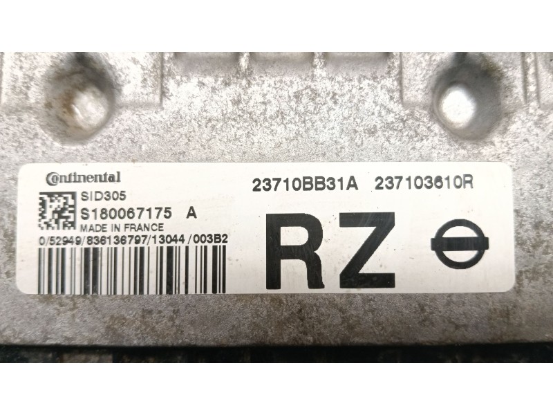 Recambio de centralita motor uce para nissan juke (f15) 1.6 referencia OEM IAM 237103610R 23710BB31A 