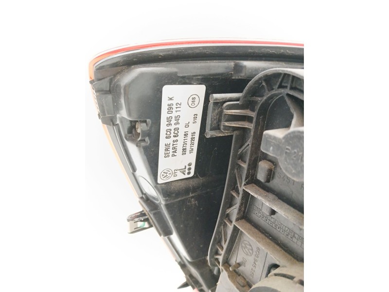 Recambio de piloto trasero izquierdo para volkswagen polo v (6r1, 6c1) 1.0 referencia OEM IAM 6C0945096K  