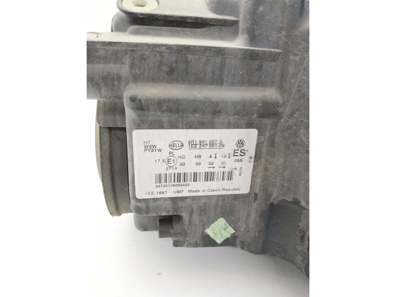 Recambio de faro izquierdo para volkswagen polo v (6r1, 6c1) 1.0 referencia OEM IAM 6R1941007G  
							