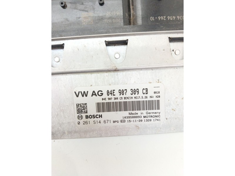 Recambio de centralita motor uce para volkswagen polo v (6r1, 6c1) 1.0 referencia OEM IAM 04E907309CB  
