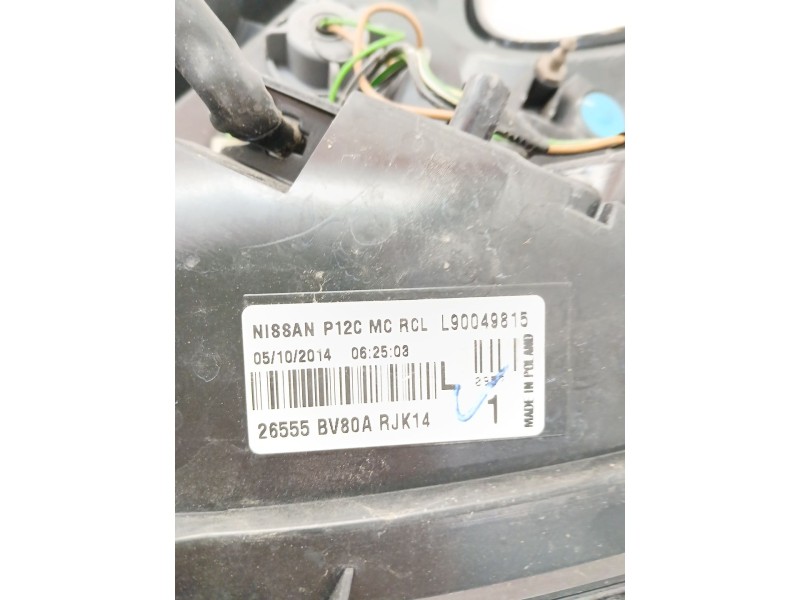 Recambio de piloto trasero izquierdo para nissan juke (f15) 1.6 referencia OEM IAM L90049815  
							