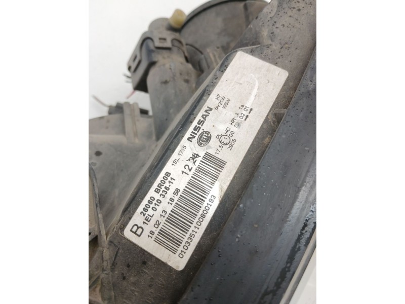 Recambio de faro izquierdo para nissan qashqai i (j10, nj10) 1.5 dci referencia OEM IAM 26060BR00B  
							
