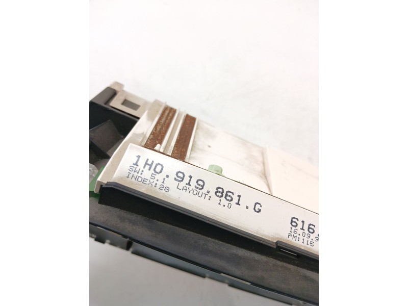 Recambio de cuadro instrumentos para volkswagen golf iii (1h1) 1.6 referencia OEM IAM 1H0919861G  
							