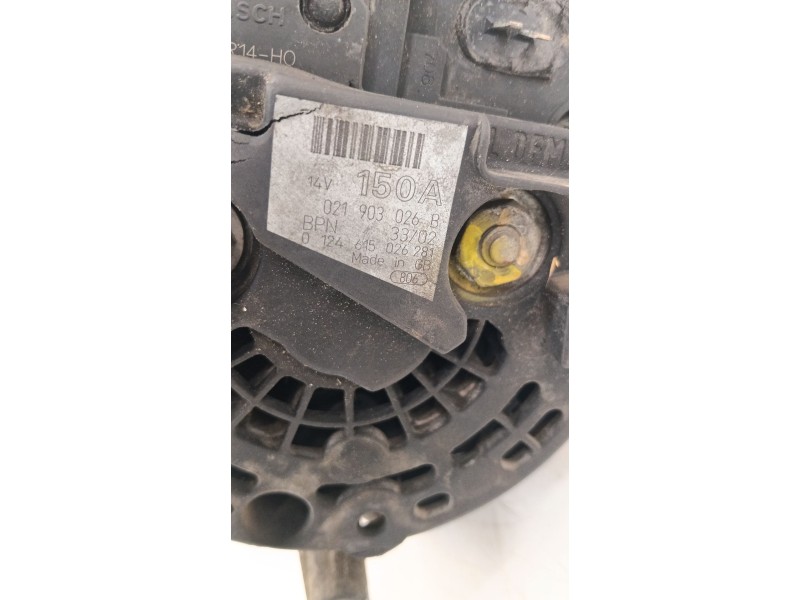 Recambio de alternador para volkswagen touareg (7la, 7l6, 7l7) 3.2 v6 referencia OEM IAM 022903026B  