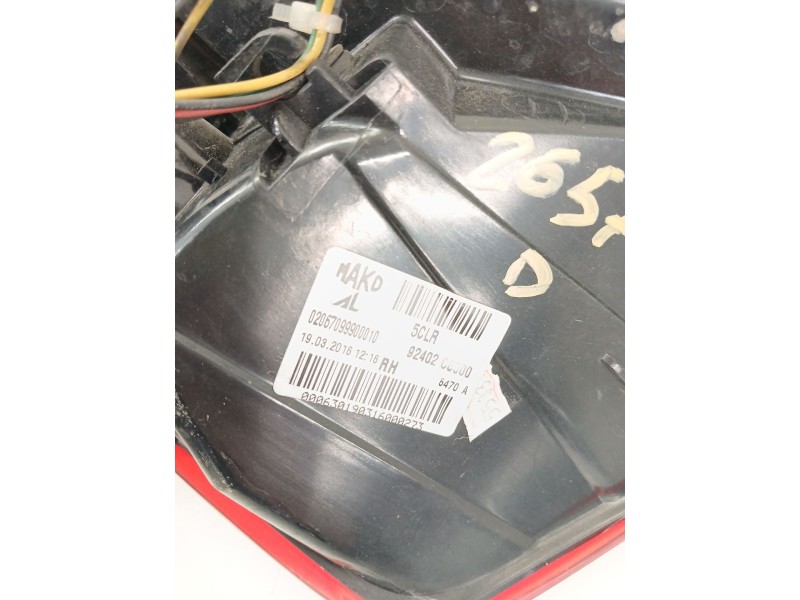 Recambio de piloto trasero derecho para hyundai i20 ii (gb, ib) 1.4 crdi referencia OEM IAM 92402C8000  