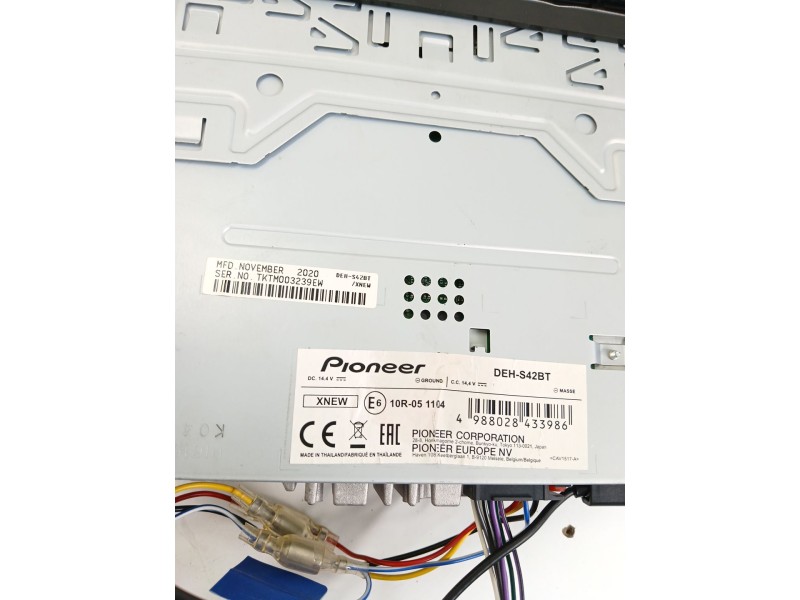 Recambio de sistema audio / radio cd para peugeot 307 (3a/c) 1.6 hdi referencia OEM IAM   