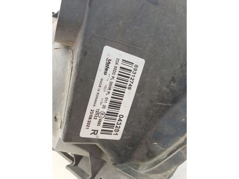 Recambio de faro derecho para renault megane ii station wagon (km0/1_) 1.6 16v referencia OEM IAM 89312749  