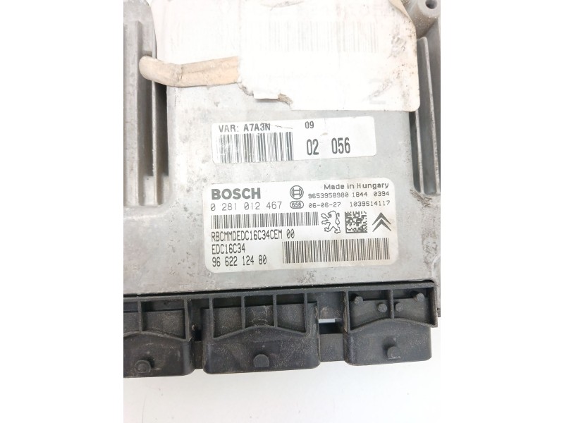 Recambio de centralita motor uce para peugeot 207/207+ (wa_, wc_) 1.6 hdi referencia OEM IAM 9662212480  
