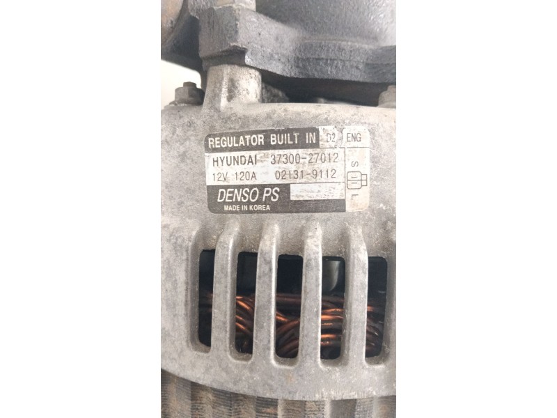 Recambio de alternador para hyundai santa fé ii (cm) 2.2 crdi 4x4 referencia OEM IAM 3730027012  
							