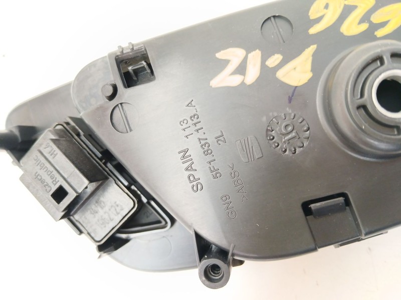 Recambio de maneta interior delantera izquierda para seat ateca (kh7, khp) 1.6 tdi referencia OEM IAM 5F1837113A  
