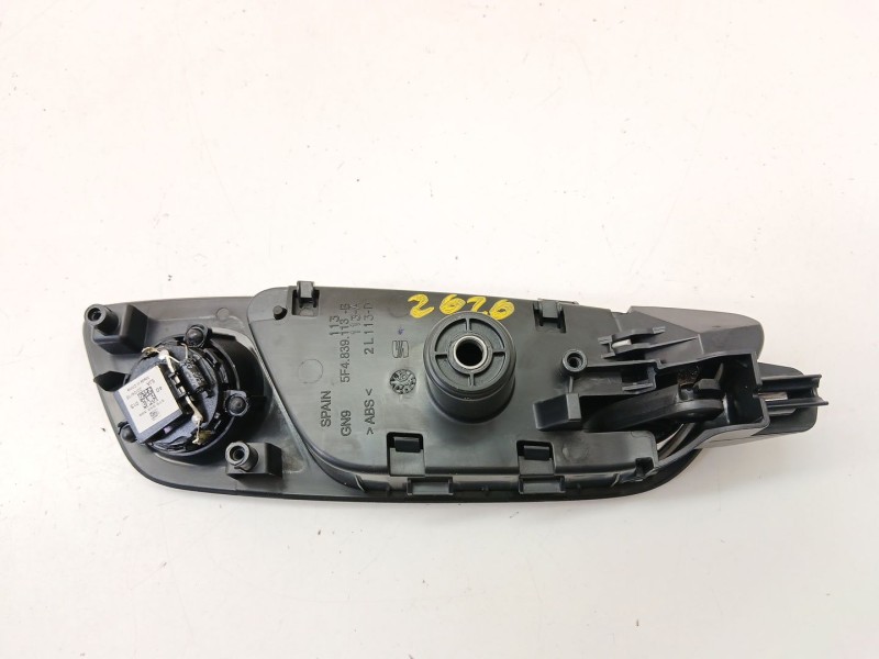 Recambio de maneta interior trasera izquierda para seat ateca (kh7, khp) 1.6 tdi referencia OEM IAM 5F4839113B  
							