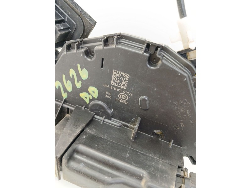 Recambio de cerradura puerta delantera derecha para seat ateca (kh7, khp) 1.6 tdi referencia OEM IAM 5TB837016A  
							