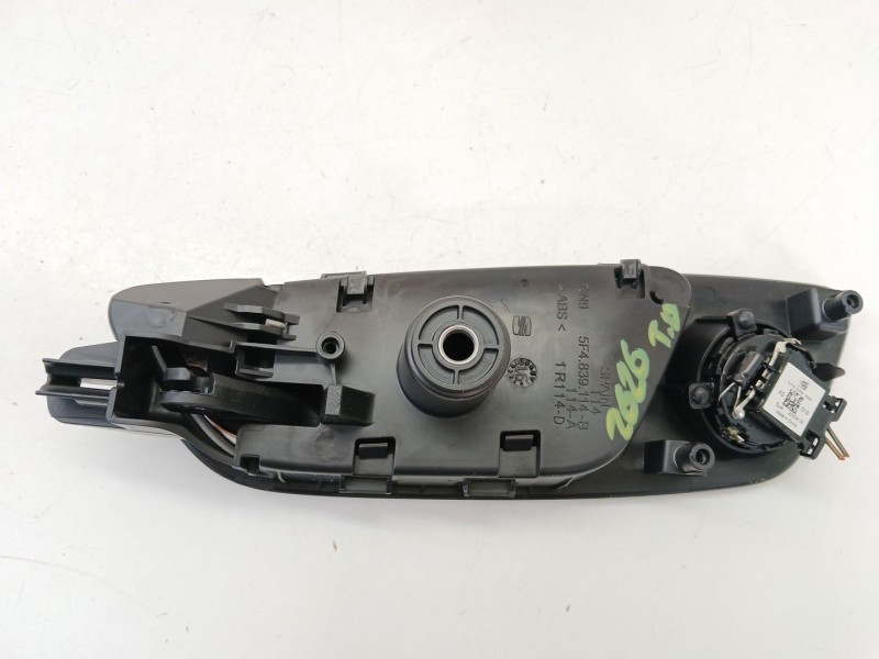 Recambio de maneta interior trasera derecha para seat ateca (kh7, khp) 1.6 tdi referencia OEM IAM 5F4839114B  
							