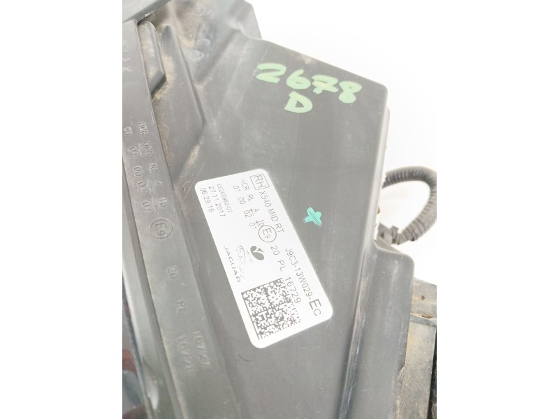 Recambio de faro derecho para jaguar e-pace (x540) 2.0 d180 awd referencia OEM IAM J9C313W029E  